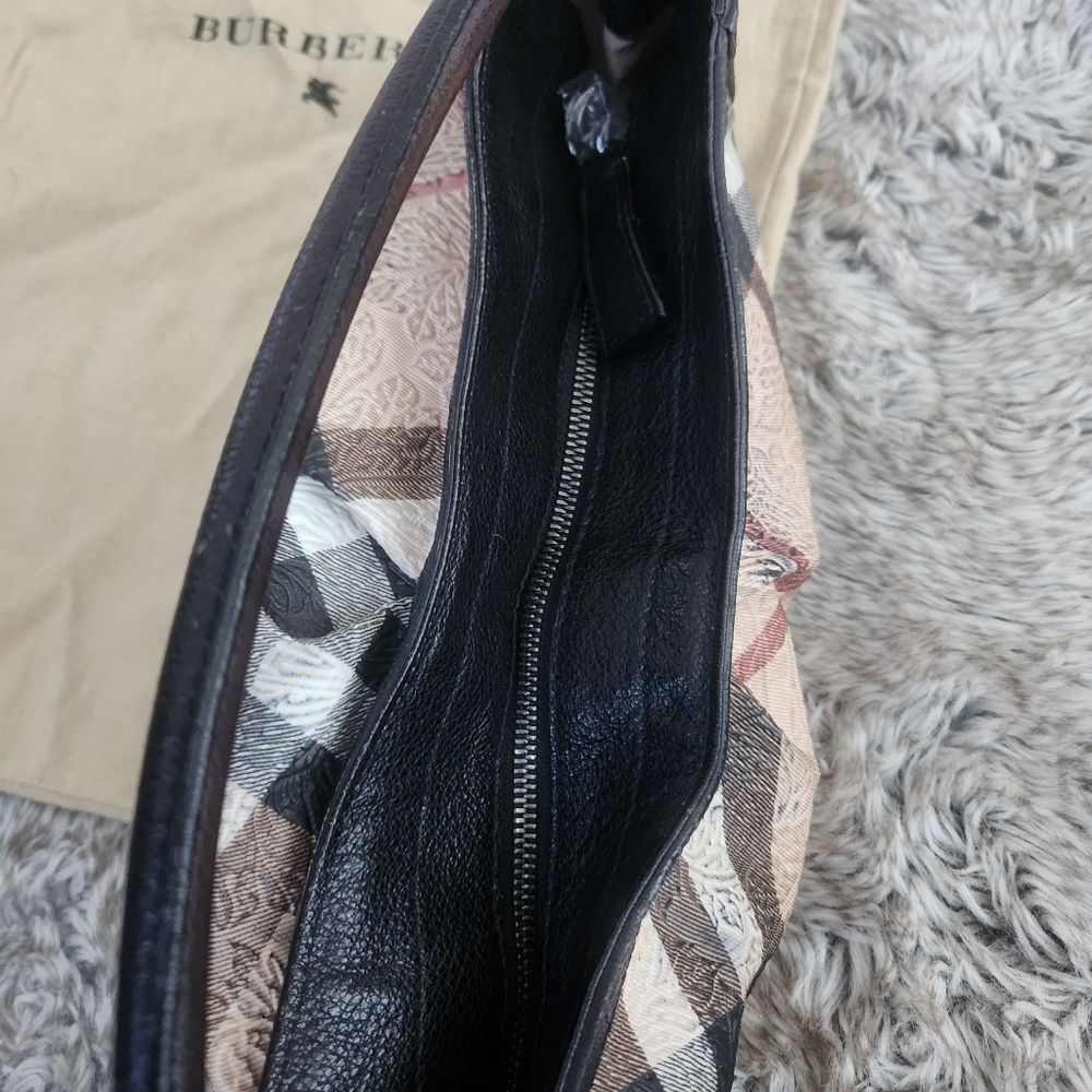 Burberry Authentic Nova‎ Check Patent Leather Plaid Shoulder Bag - Picture 7 of 14